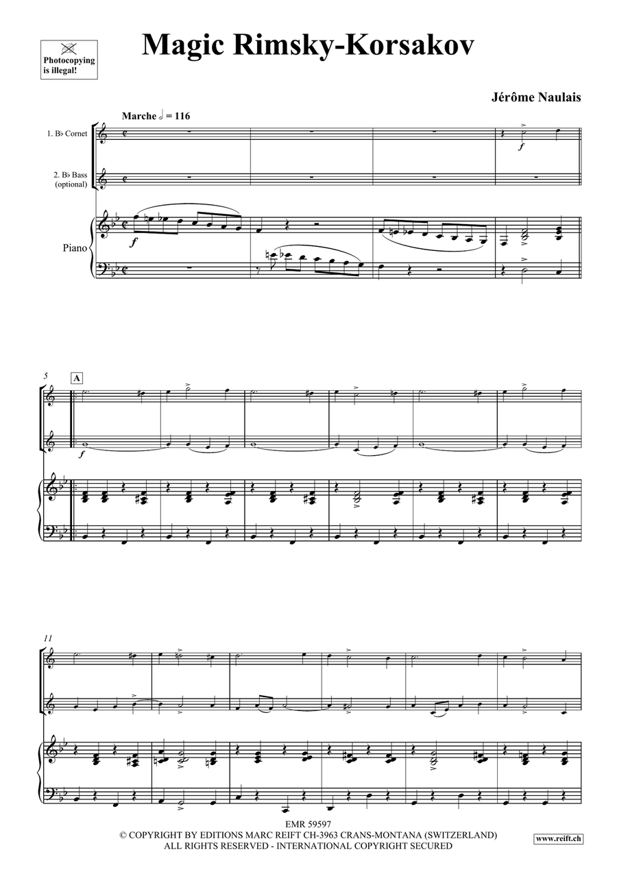 Magic Rimsky-Korsakov Magic Rimsky-Korsakov Cornet scores gallery preview page 4