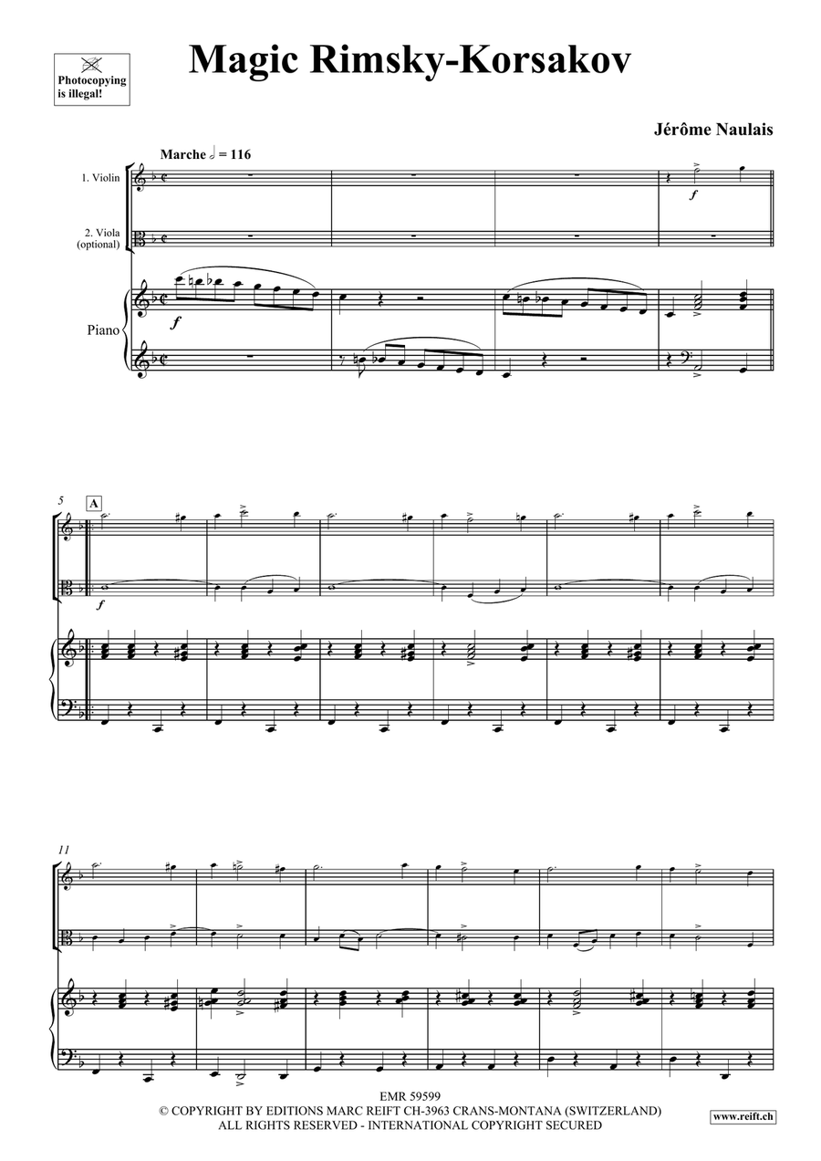 Magic Rimsky-Korsakov Magic Rimsky-Korsakov Viola scores gallery preview page 4