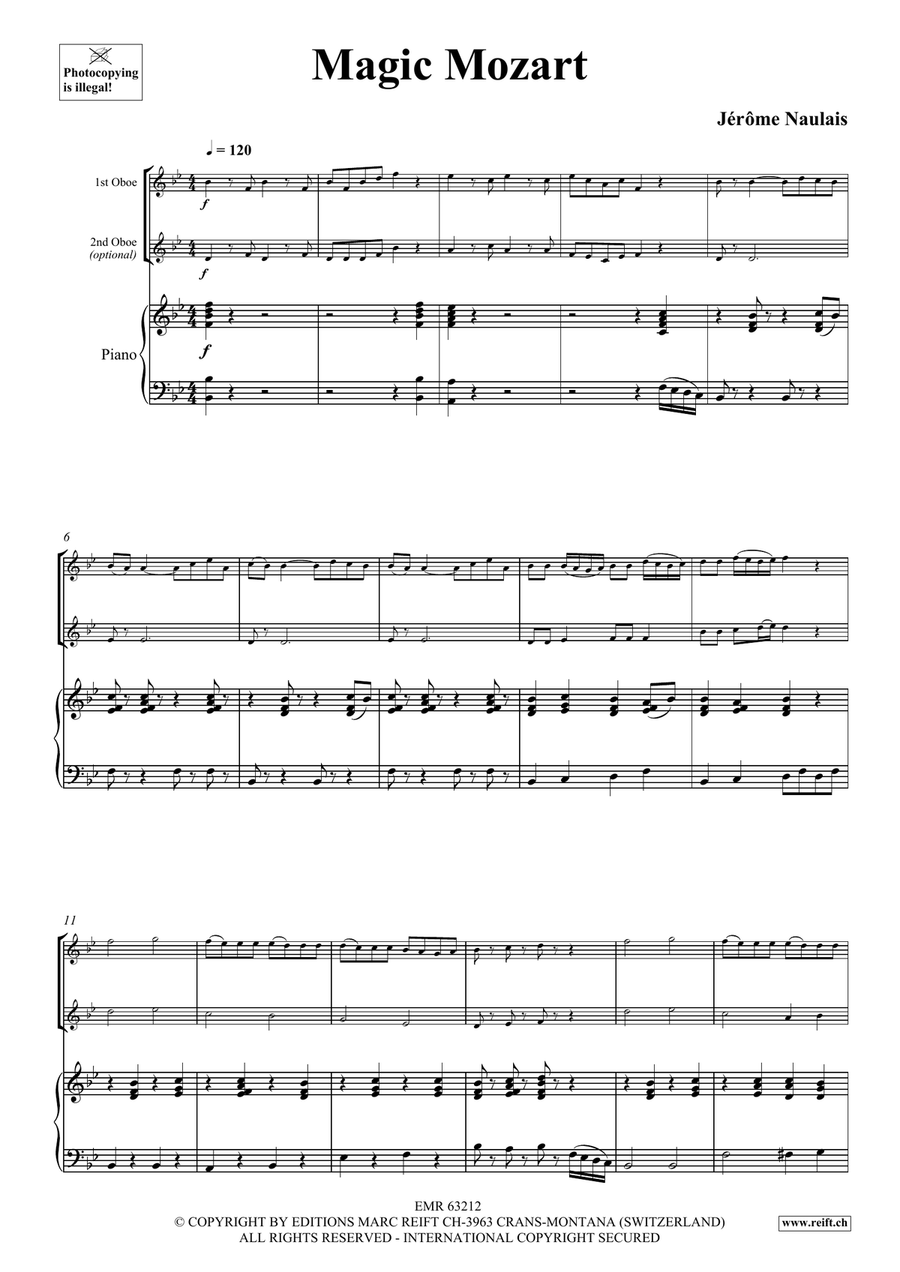 Magic Mozart Magic Mozart Piano Accompaniment scores gallery preview page 4