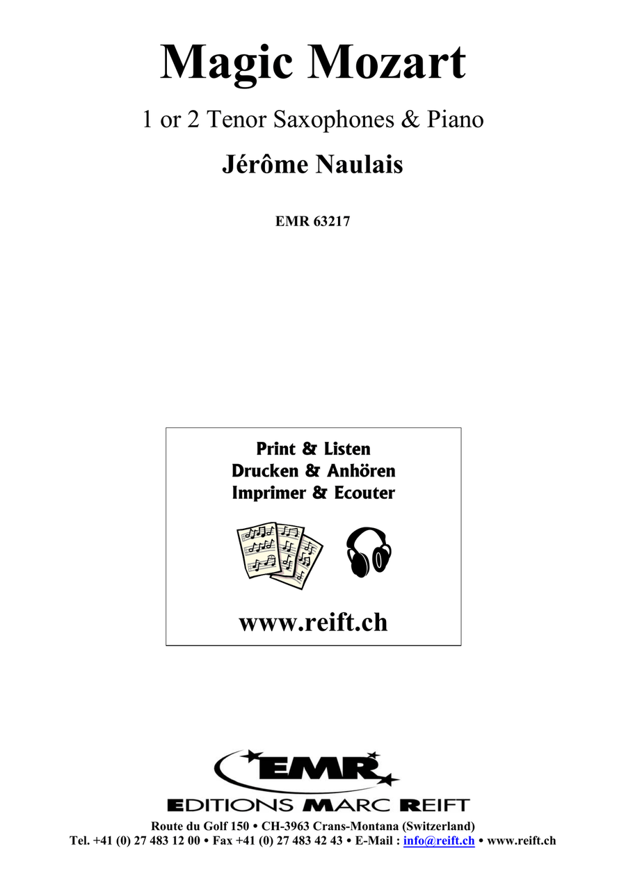 Magic Mozart Magic Mozart Tenor Saxophone scores gallery preview page 2