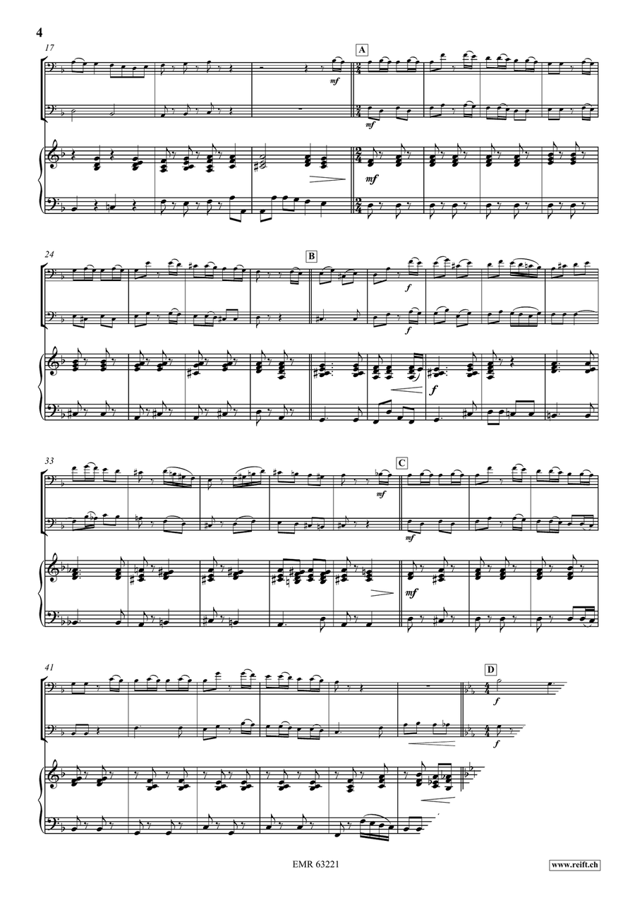 Magic Mozart Magic Mozart Trombone Duet scores gallery preview page 5