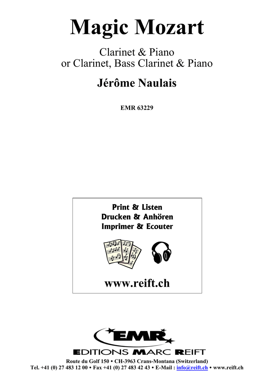Magic Mozart Magic Mozart Bass Clarinet scores gallery preview page 2