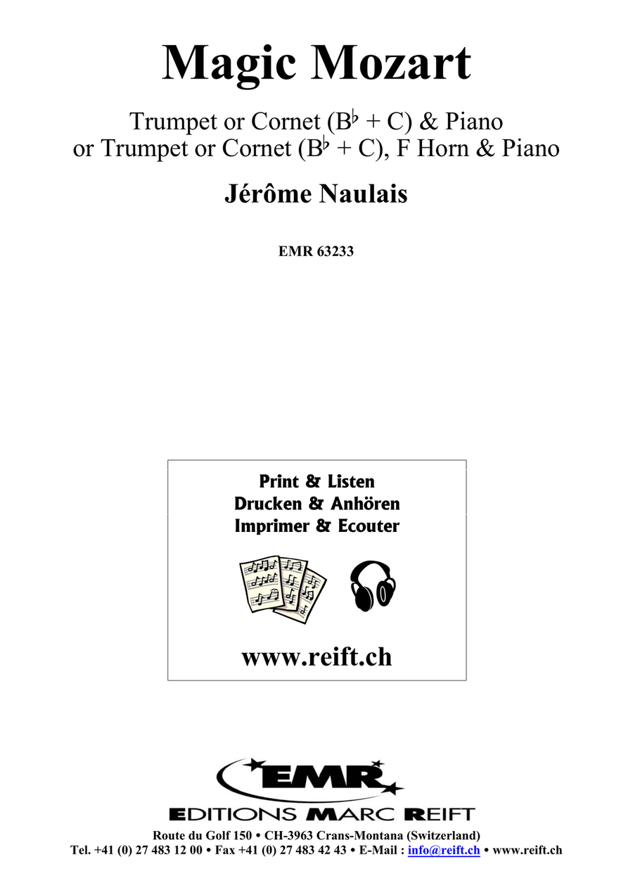 Magic Mozart Magic Mozart Cornet scores gallery preview page 2