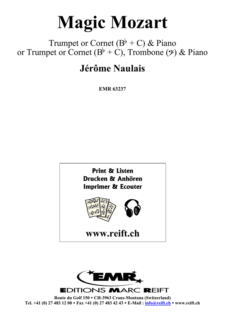 Magic Mozart Magic Mozart Cornet scores gallery preview page 2