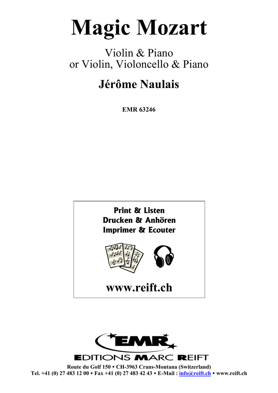 Magic Mozart Magic Mozart Piano Trio scores gallery preview page 2