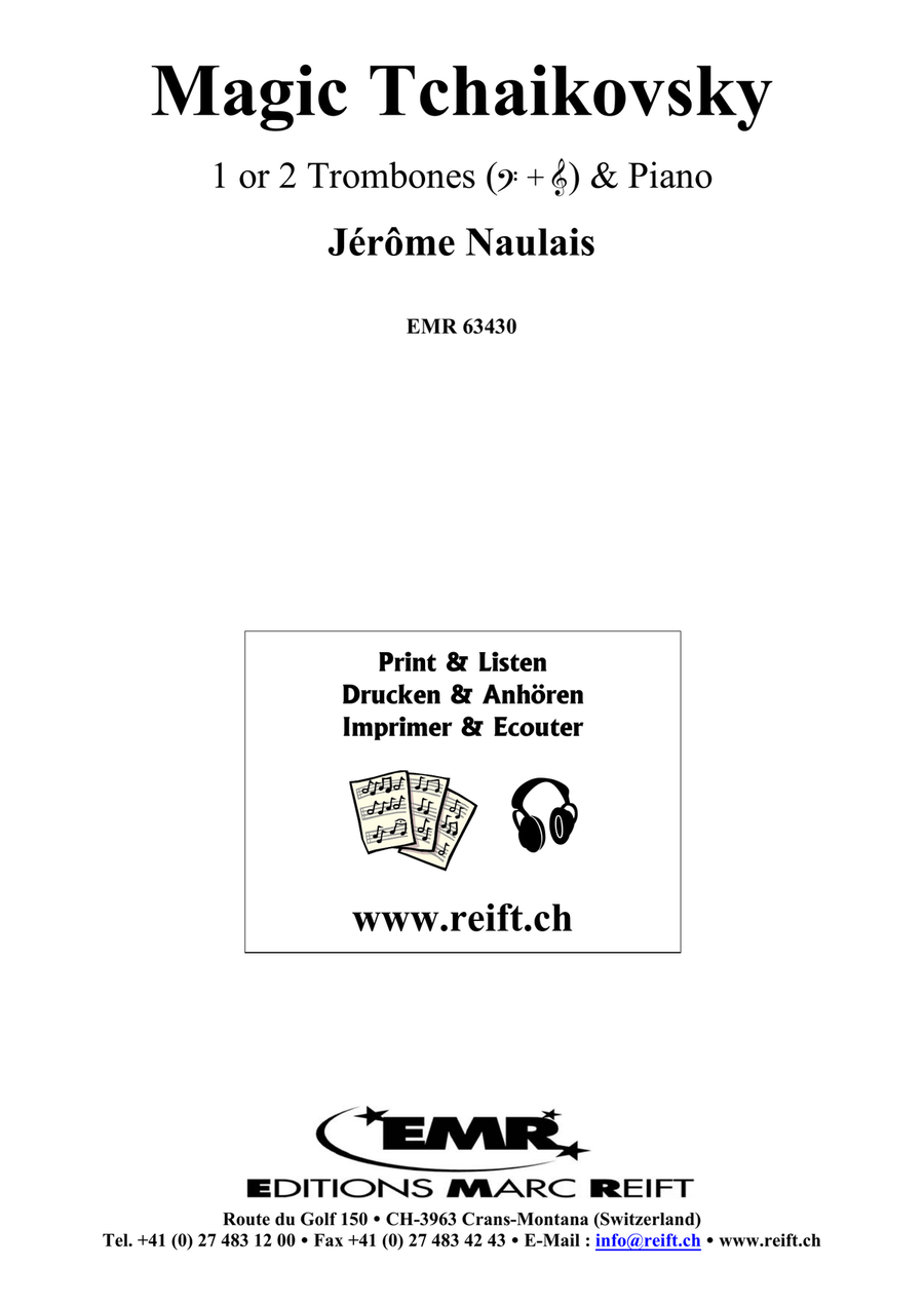 Magic Tchaikovsky Magic Tchaikovsky Trombone Duet scores gallery preview page 2