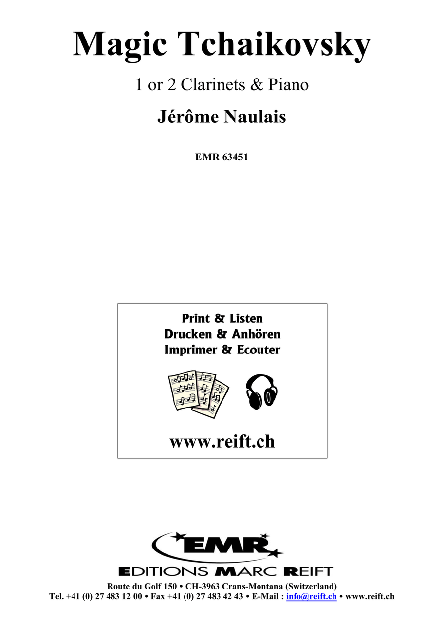 Magic Tchaikovsky Magic Tchaikovsky Clarinet Duet scores gallery preview page 2