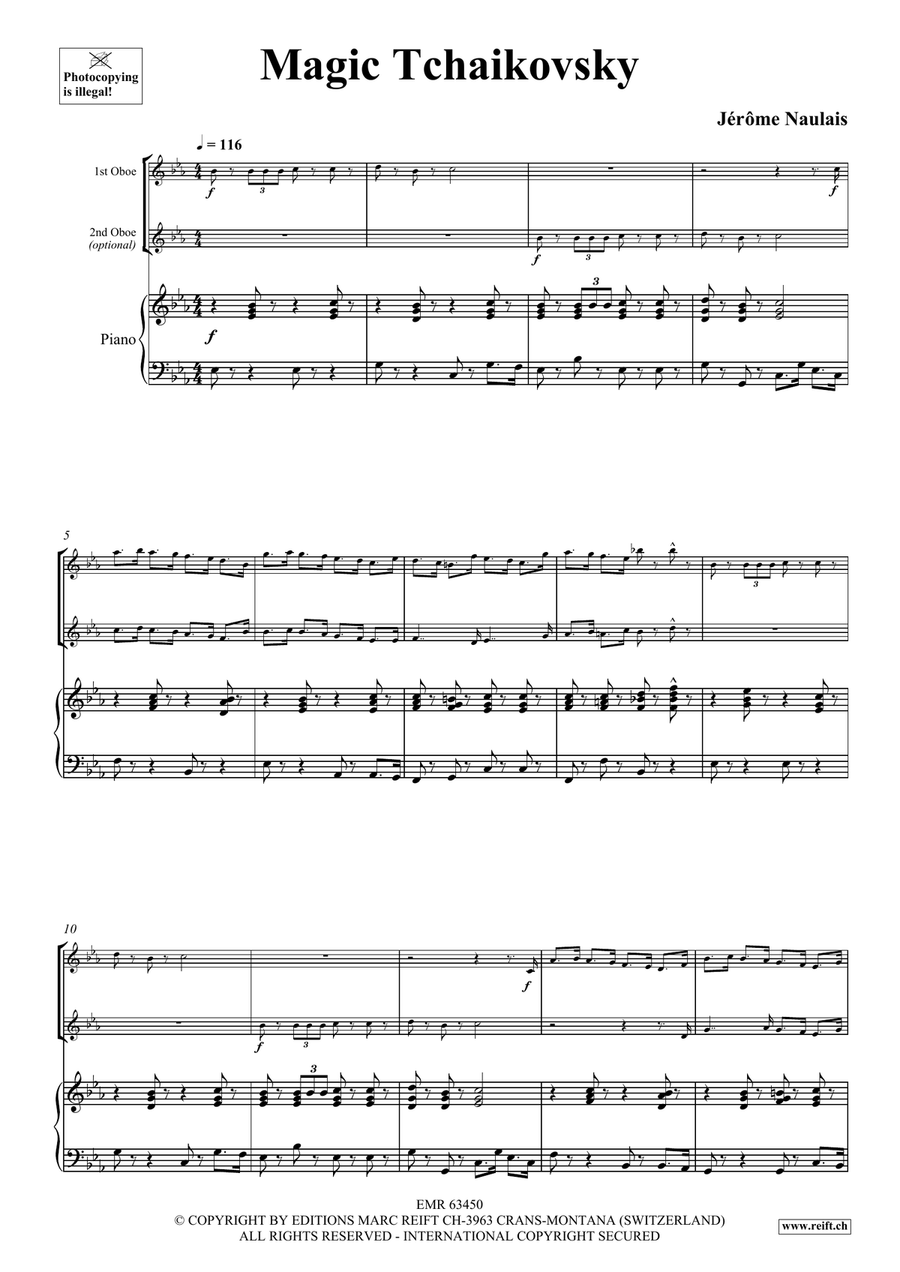 Magic Tchaikovsky Magic Tchaikovsky Piano Accompaniment scores gallery preview page 4