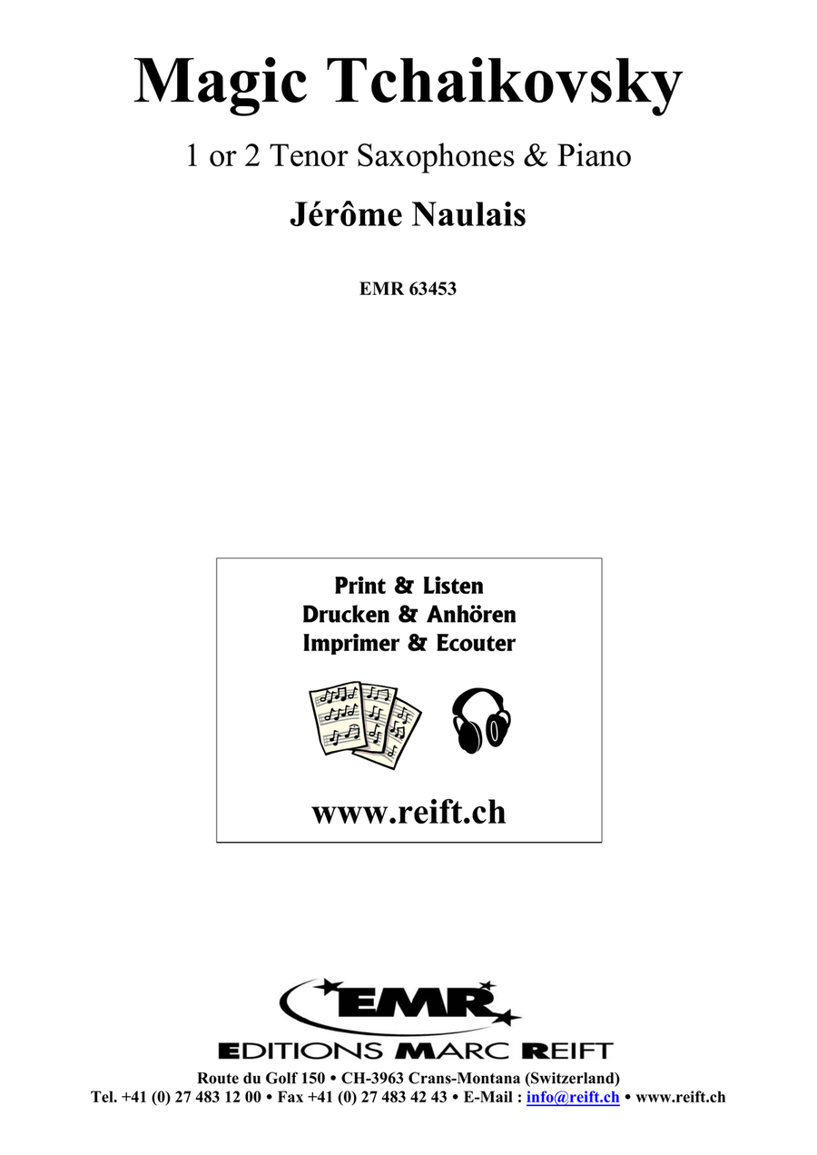 Magic Tchaikovsky Magic Tchaikovsky Tenor Saxophone scores gallery preview page 2