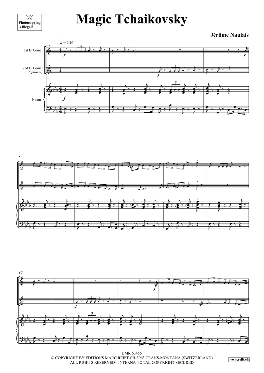 Magic Tchaikovsky Magic Tchaikovsky Cornet scores gallery preview page 4