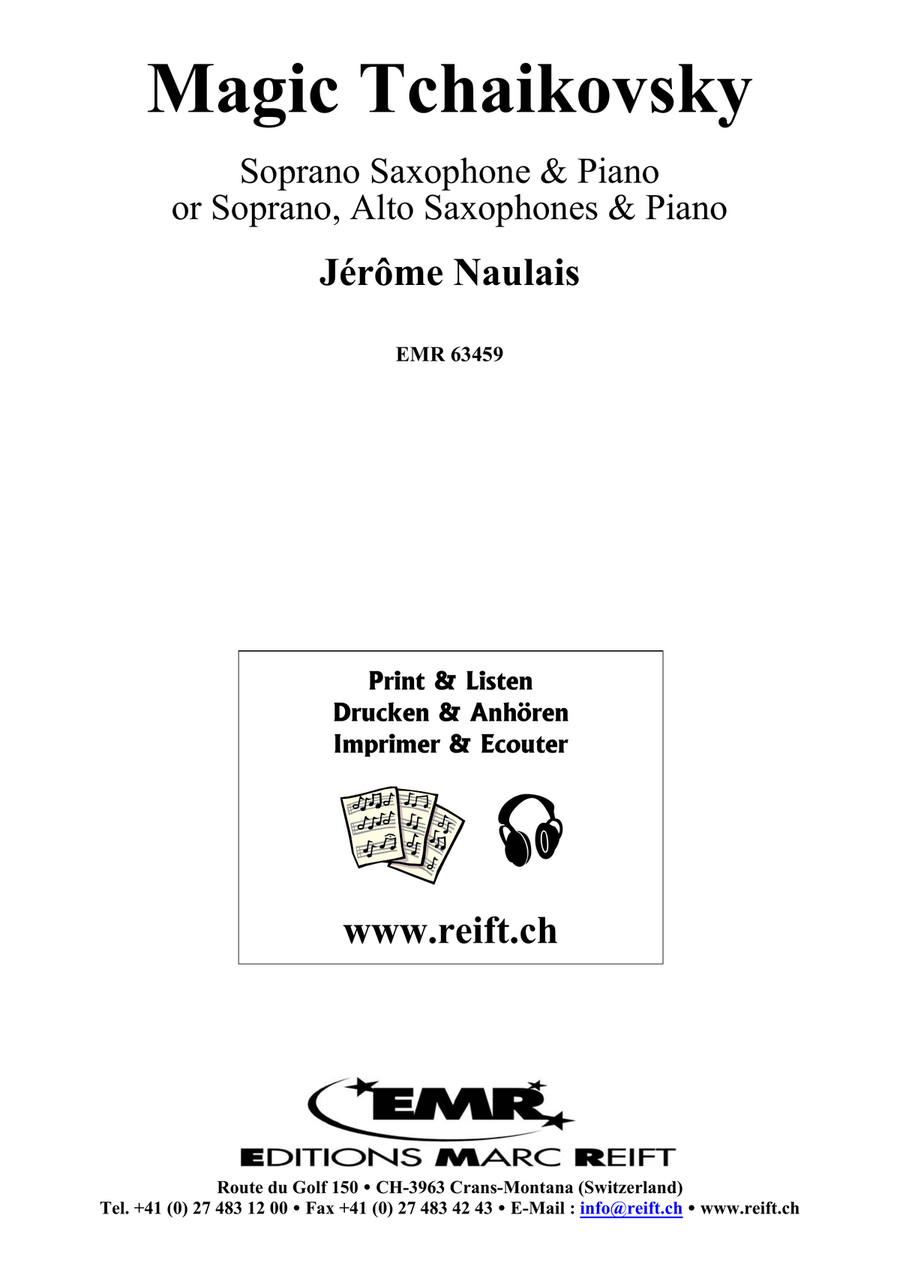 Magic Tchaikovsky Magic Tchaikovsky Soprano Saxophone scores gallery preview page 2