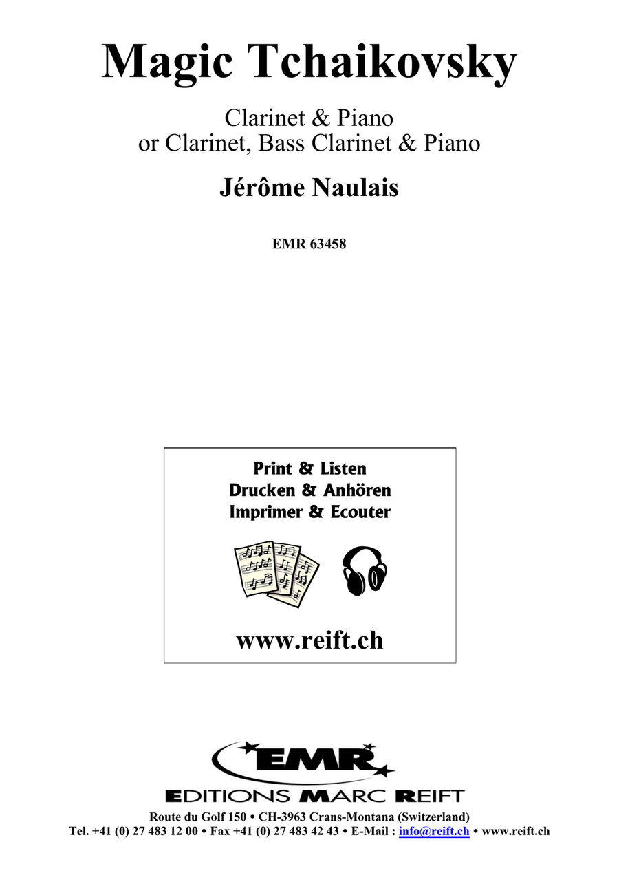 Magic Tchaikovsky Magic Tchaikovsky Bass Clarinet scores gallery preview page 2