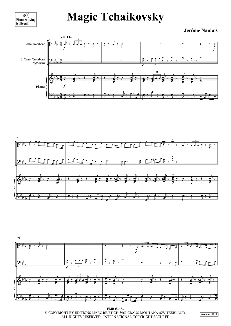 Magic Tchaikovsky Magic Tchaikovsky Piano Accompaniment scores gallery preview page 4