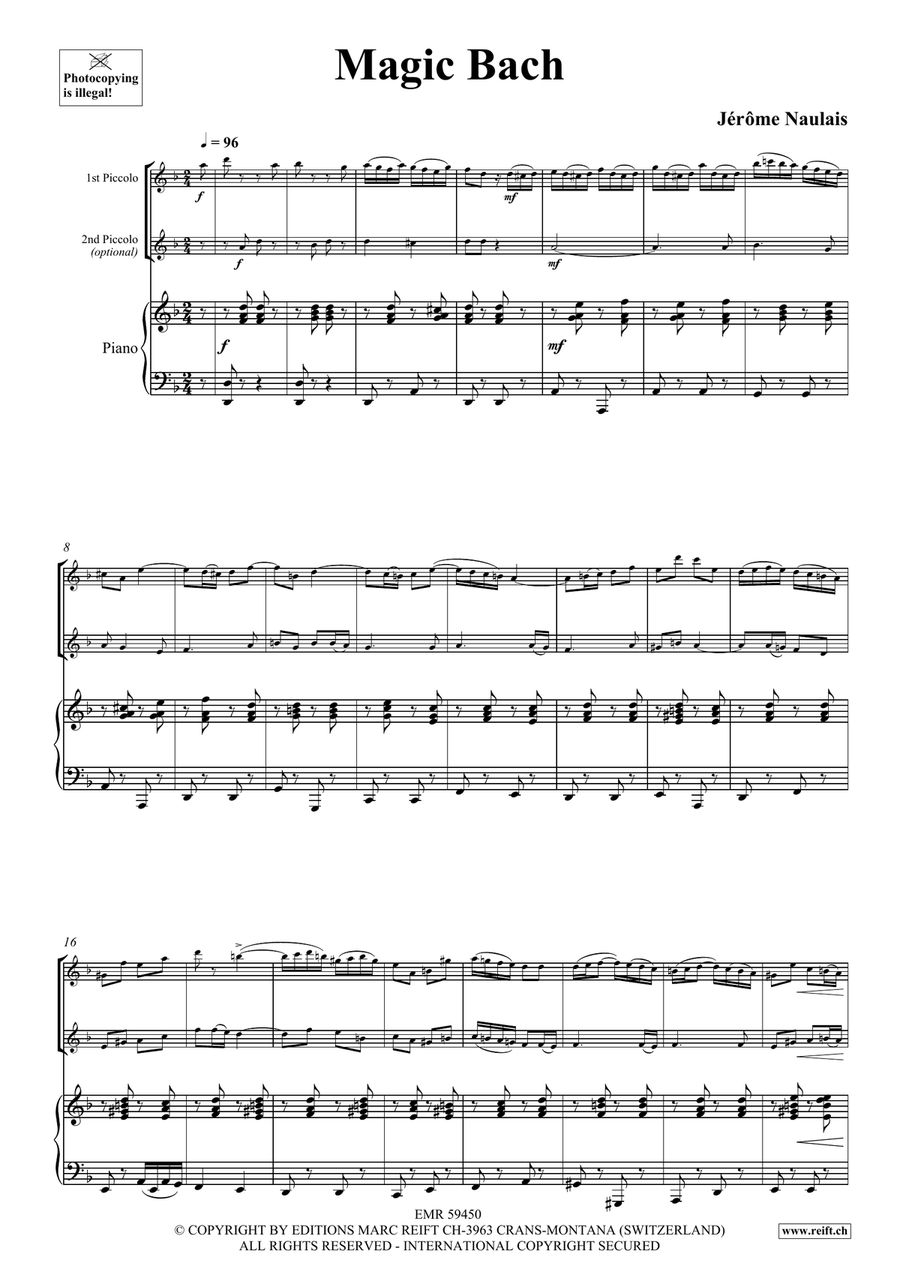 Magic Bach Magic Bach Piccolo scores gallery preview page 4