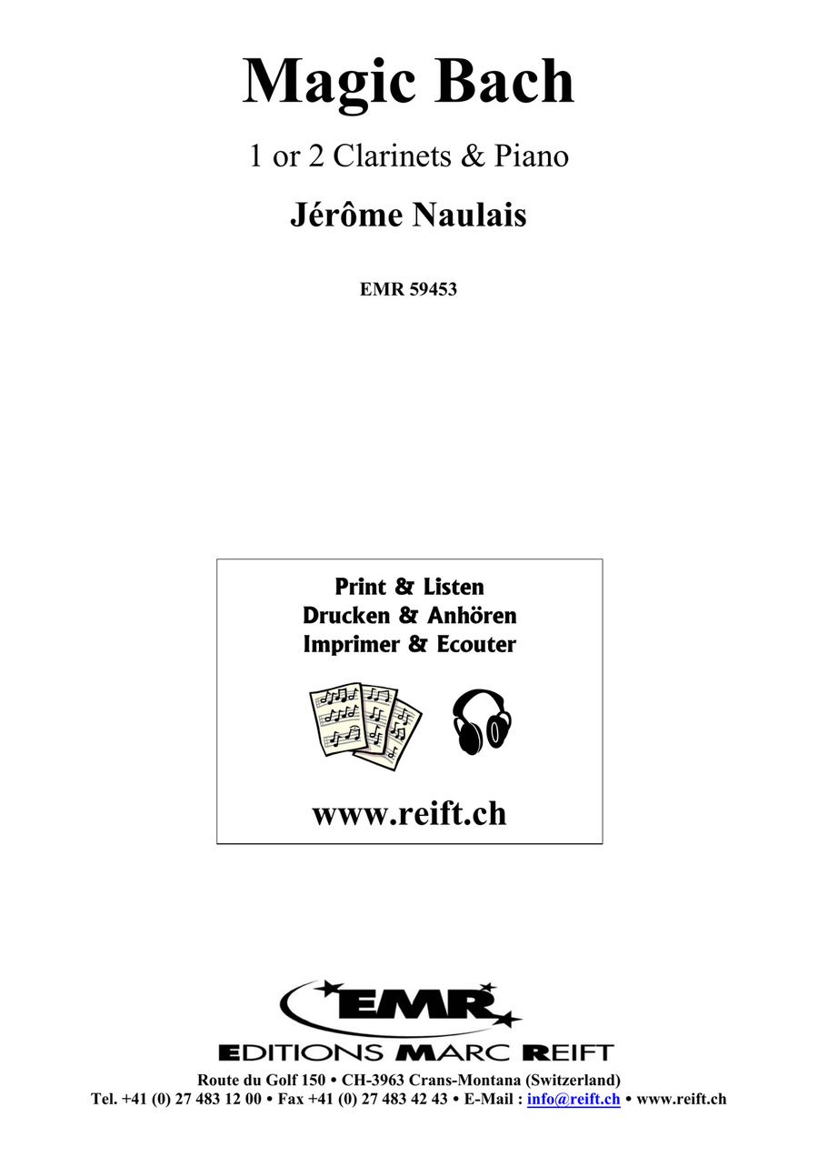 Magic Bach Magic Bach Clarinet Duet scores gallery preview page 2