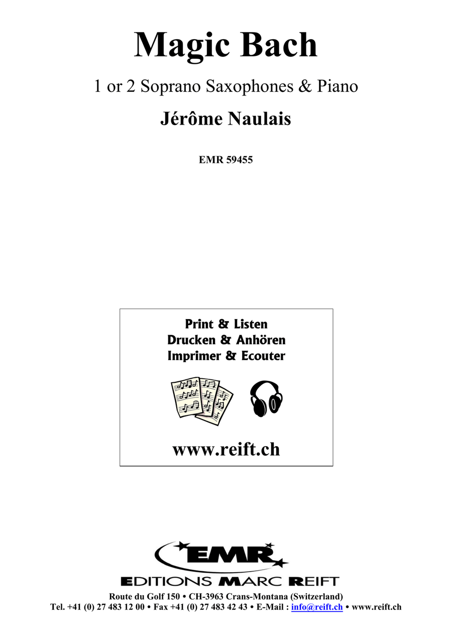Magic Bach Magic Bach Soprano Saxophone scores gallery preview page 2