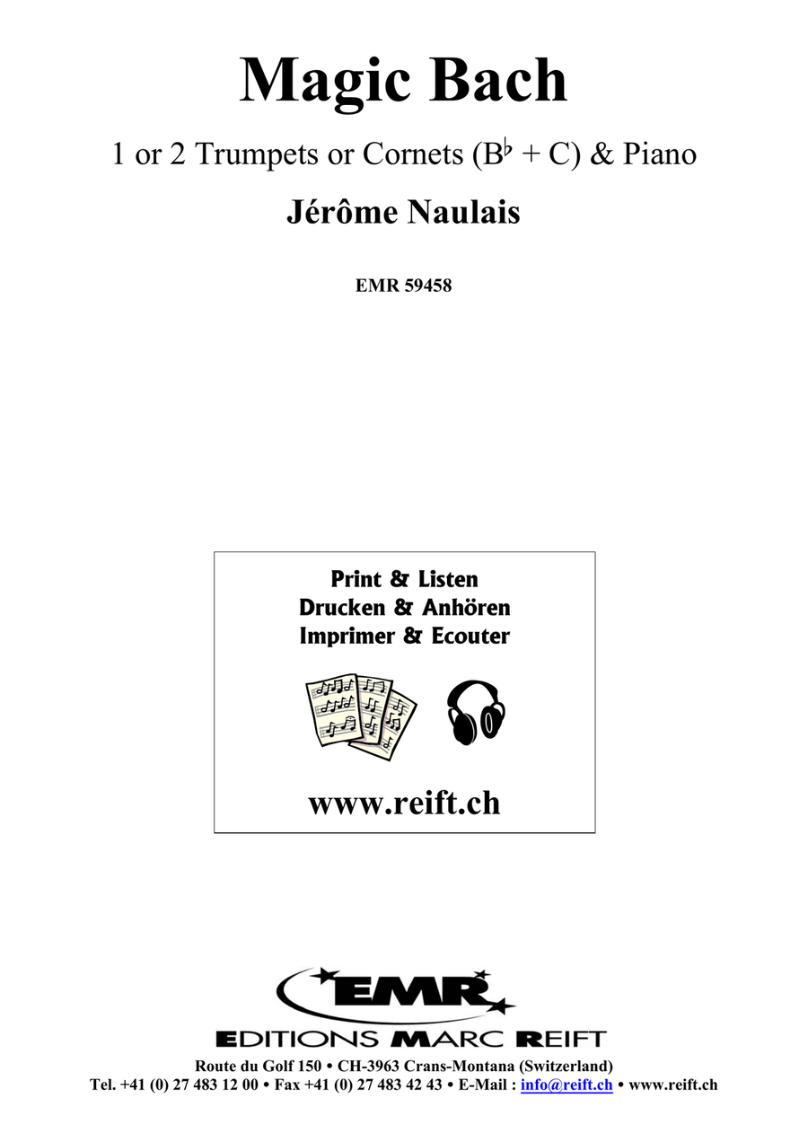 Magic Bach Magic Bach Trumpet Duet scores gallery preview page 2