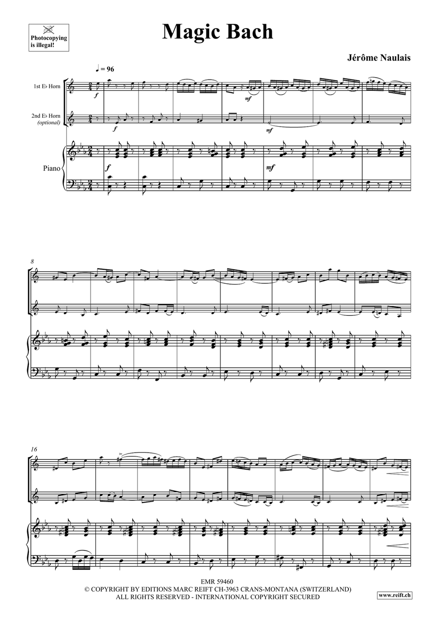 Magic Bach Magic Bach Horn scores gallery preview page 4