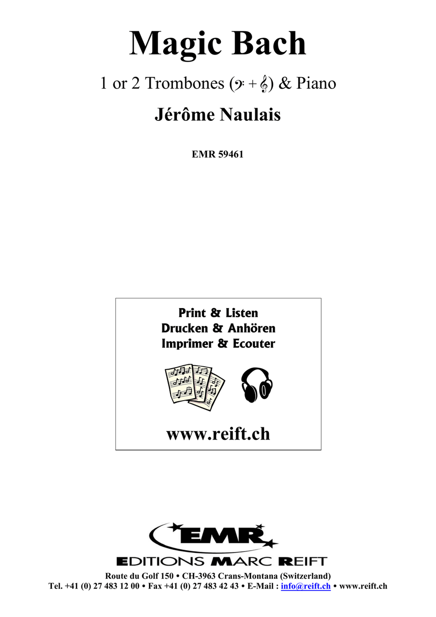 Magic Bach Magic Bach Trombone Duet scores gallery preview page 2