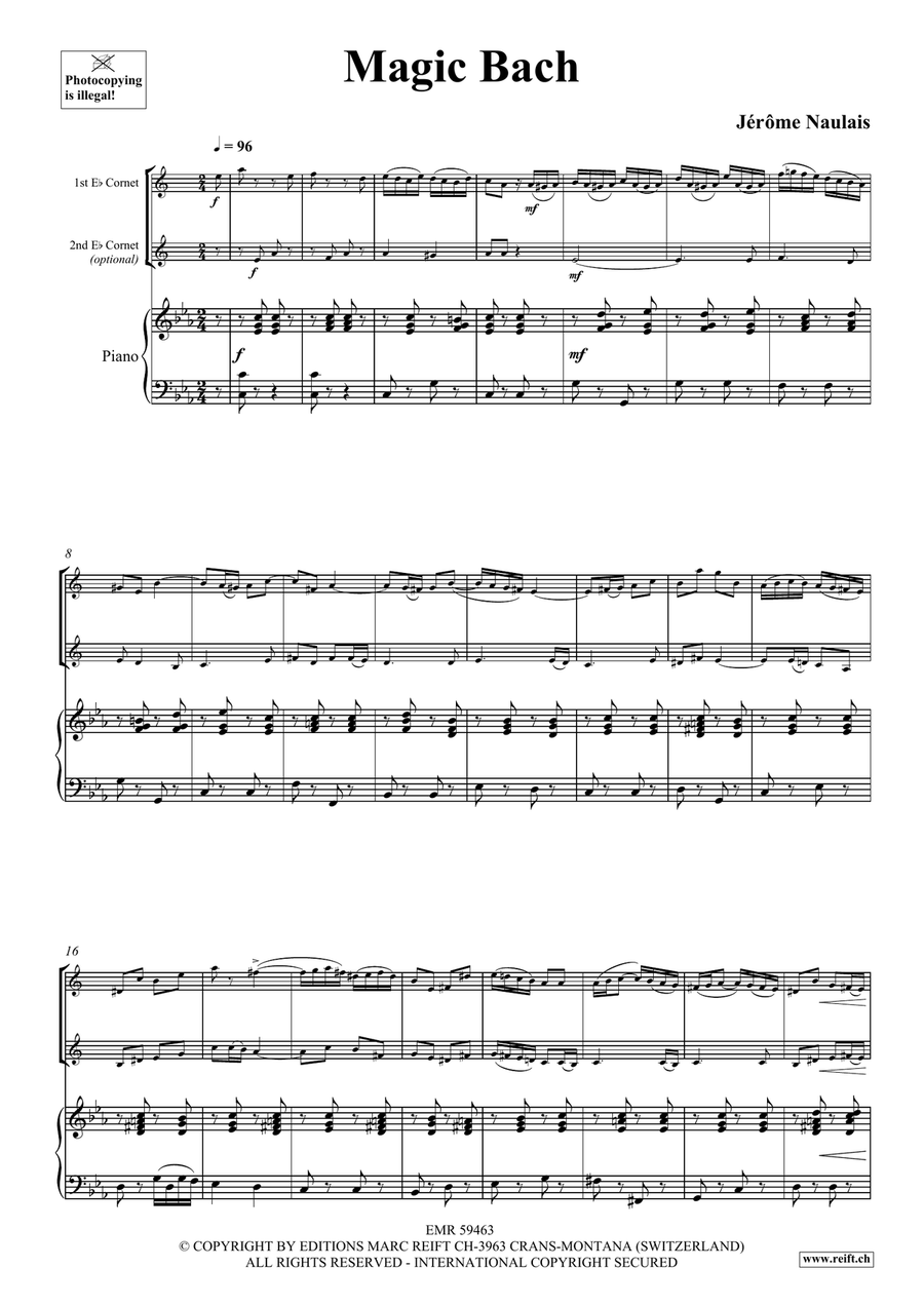 Magic Bach Cornet scores gallery preview page 4