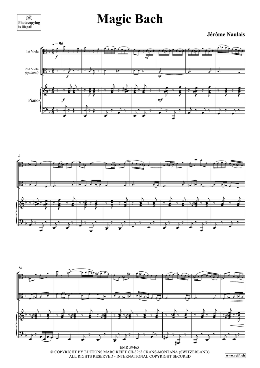 Magic Bach Magic Bach Viola scores gallery preview page 4