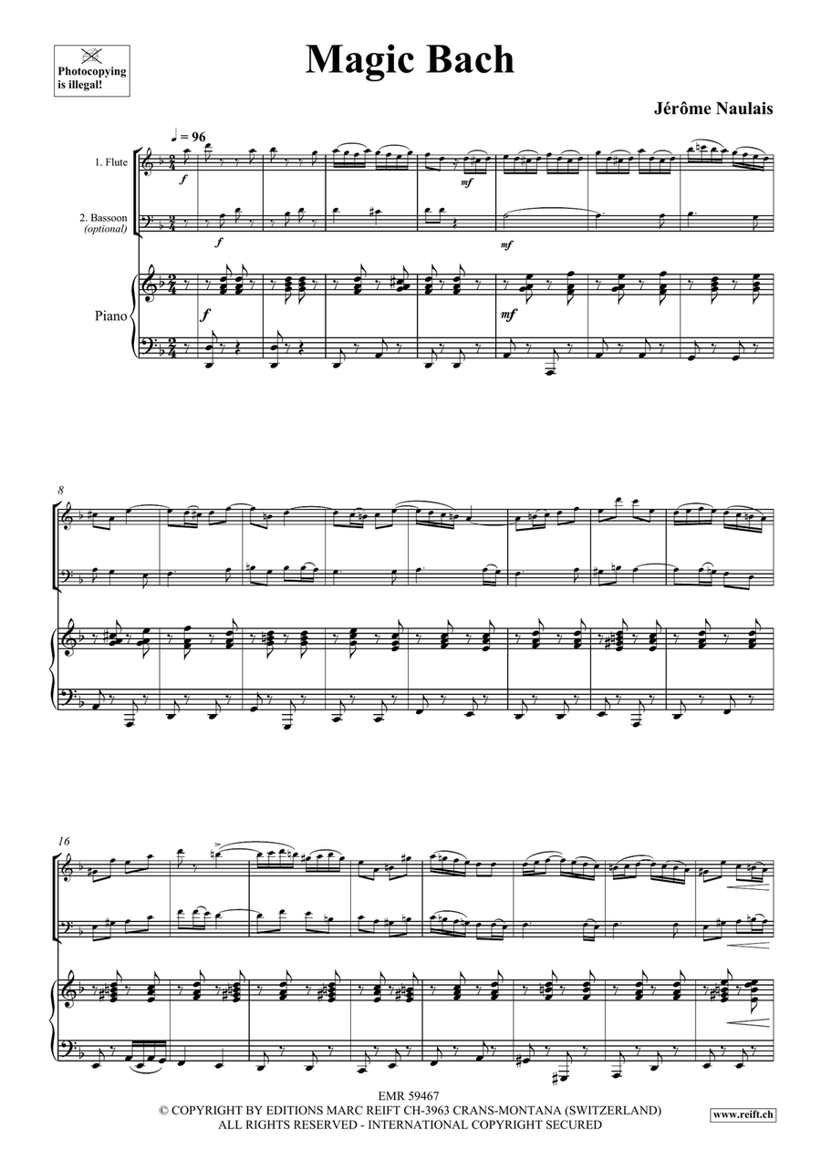 Magic Bach Magic Bach Bassoon scores gallery preview page 4