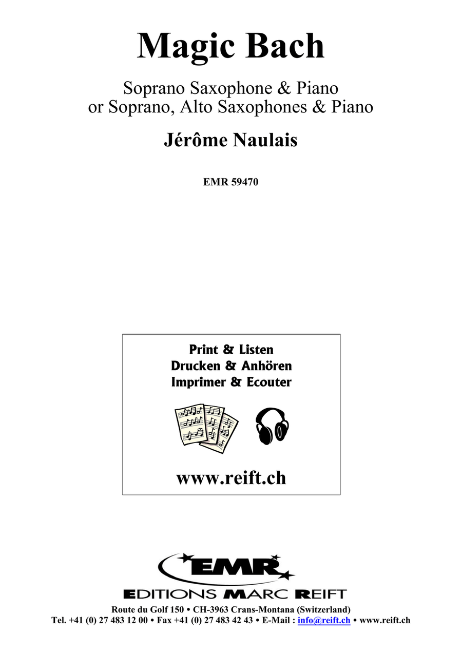 Magic Bach Magic Bach Soprano Saxophone scores gallery preview page 2
