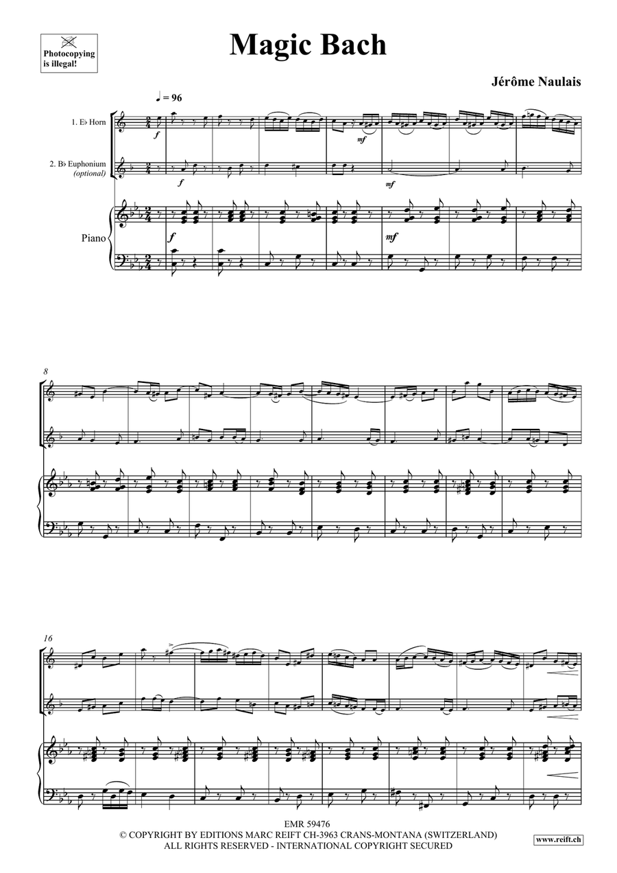 Magic Bach Magic Bach Euphonium scores gallery preview page 4