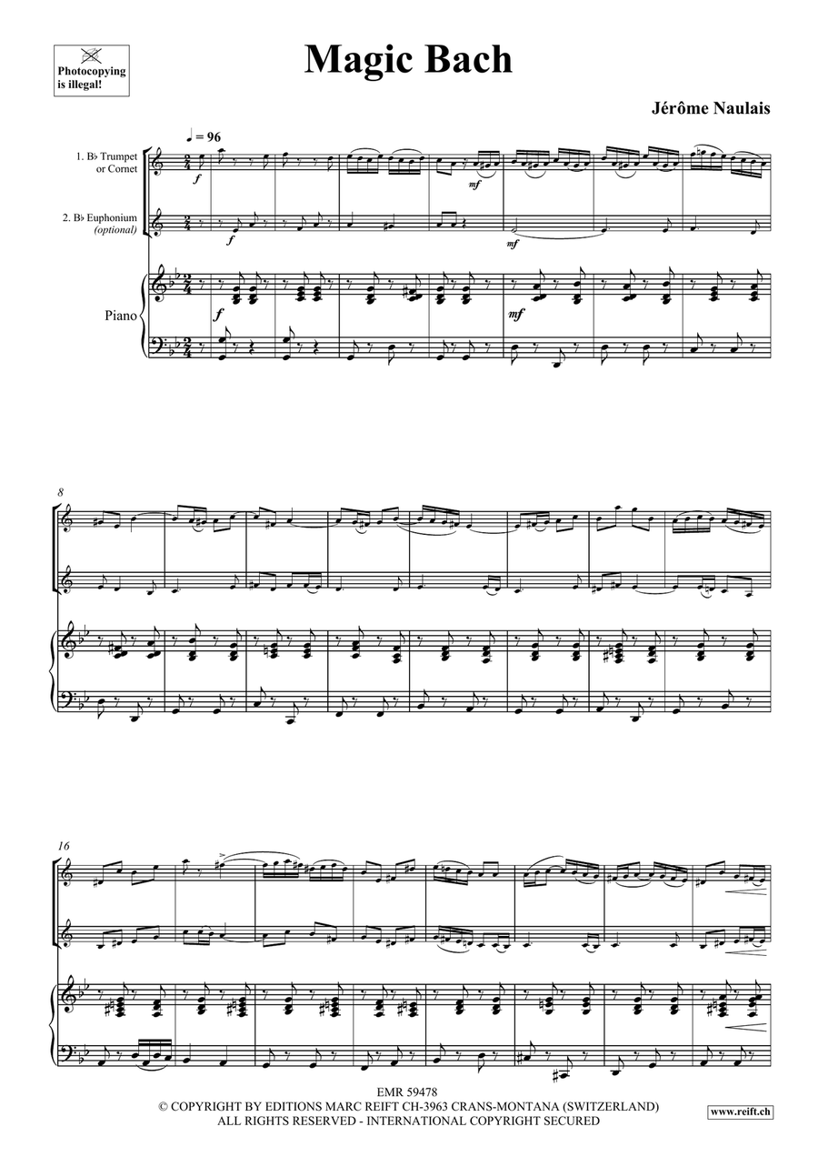 Magic Bach Magic Bach Cornet scores gallery preview page 4