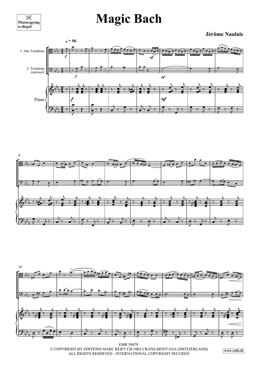 Magic Bach Magic Bach Piano Accompaniment scores gallery preview page 4