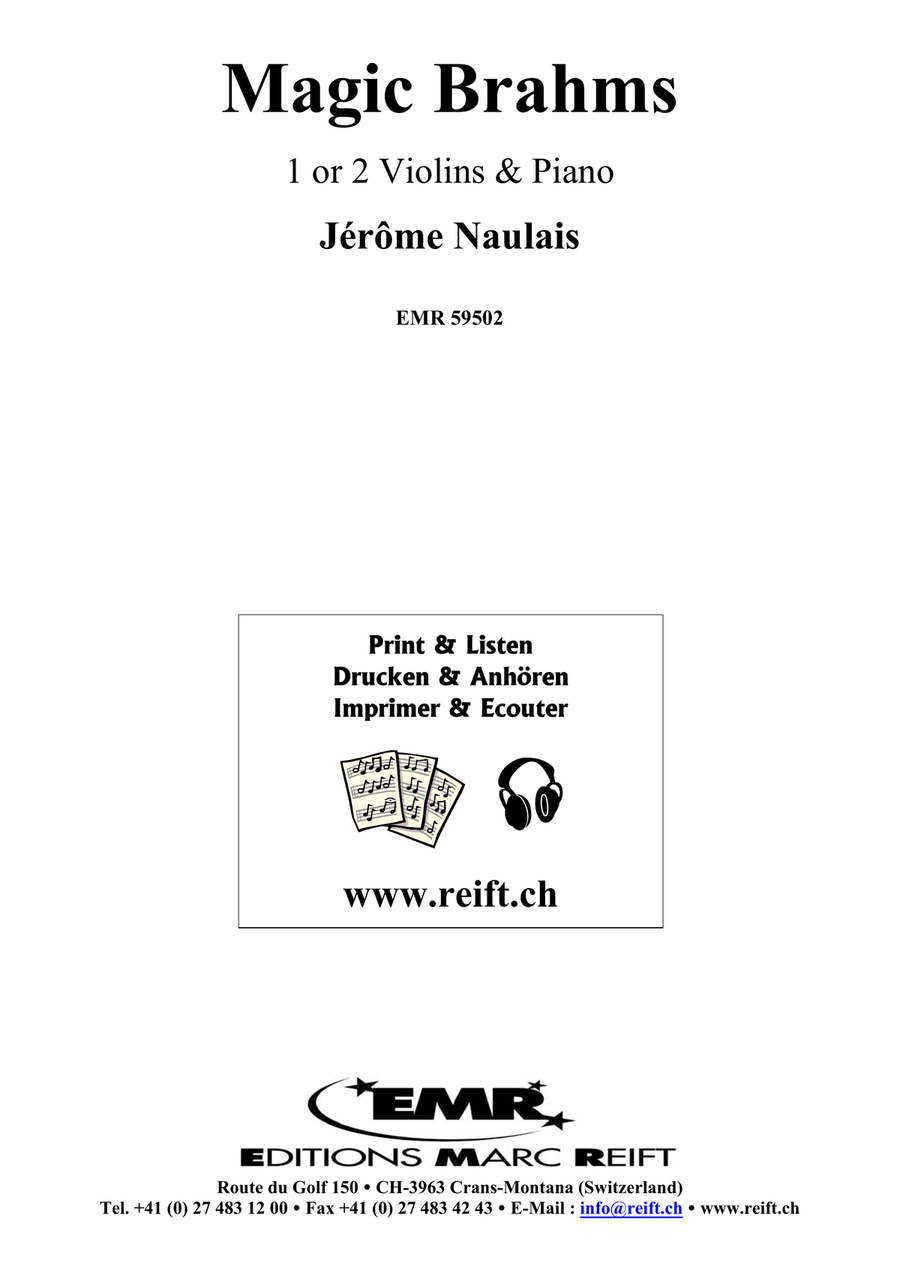 Magic Brahms Magic Brahms Violin scores gallery preview page 2