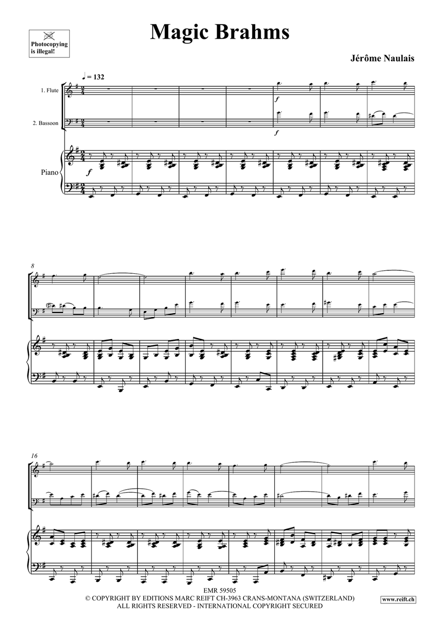 Magic Brahms Magic Brahms Bassoon scores gallery preview page 4