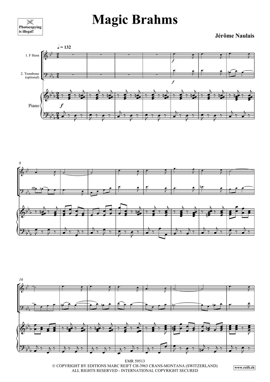 Magic Brahms Magic Brahms Horn scores gallery preview page 4