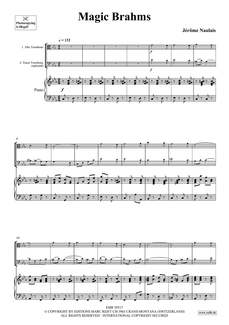 Magic Brahms Magic Brahms Piano Accompaniment scores gallery preview page 4