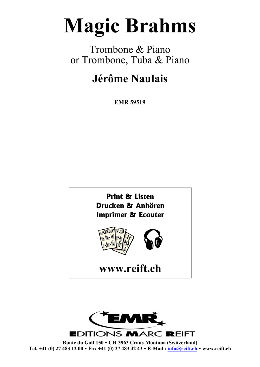 Magic Brahms Magic Brahms Trombone scores gallery preview page 2