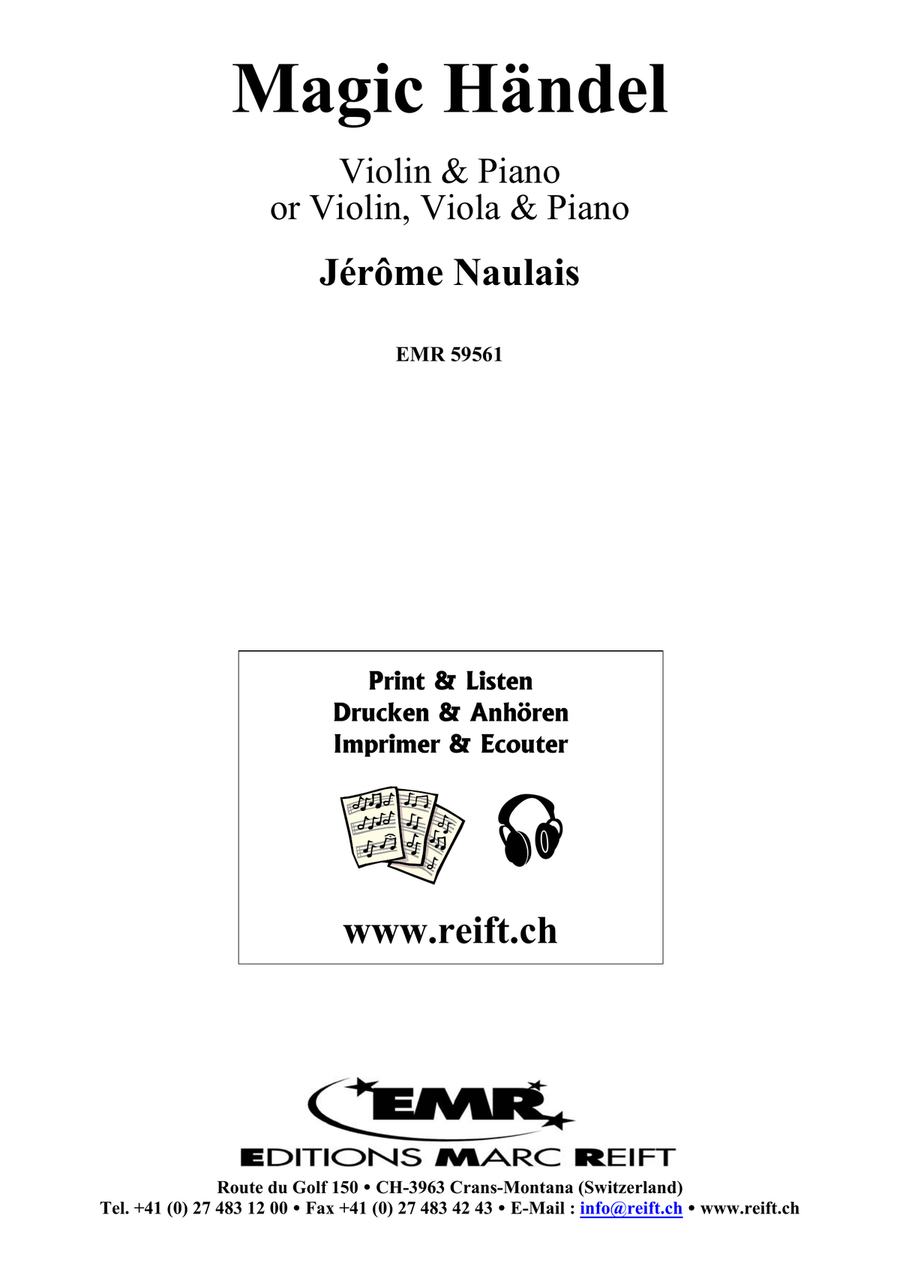Magic Händel Magic Händel Viola scores gallery preview page 2