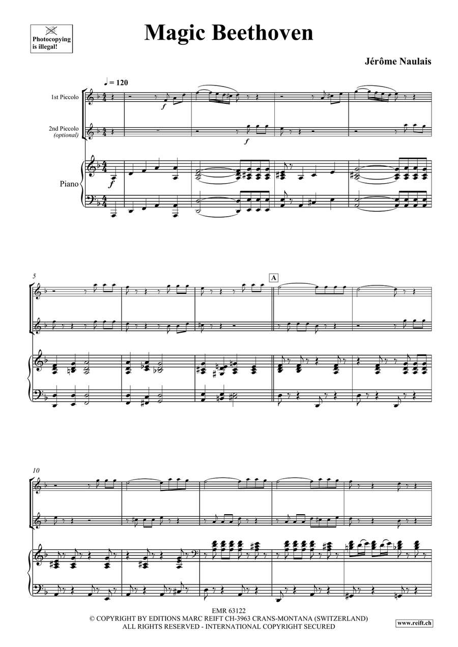 Magic Beethoven Magic Beethoven Piccolo scores gallery preview page 4