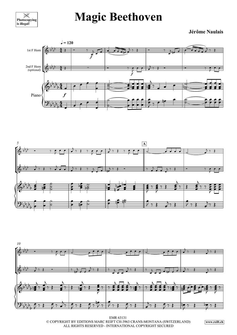 Magic Beethoven Magic Beethoven Horn scores gallery preview page 4