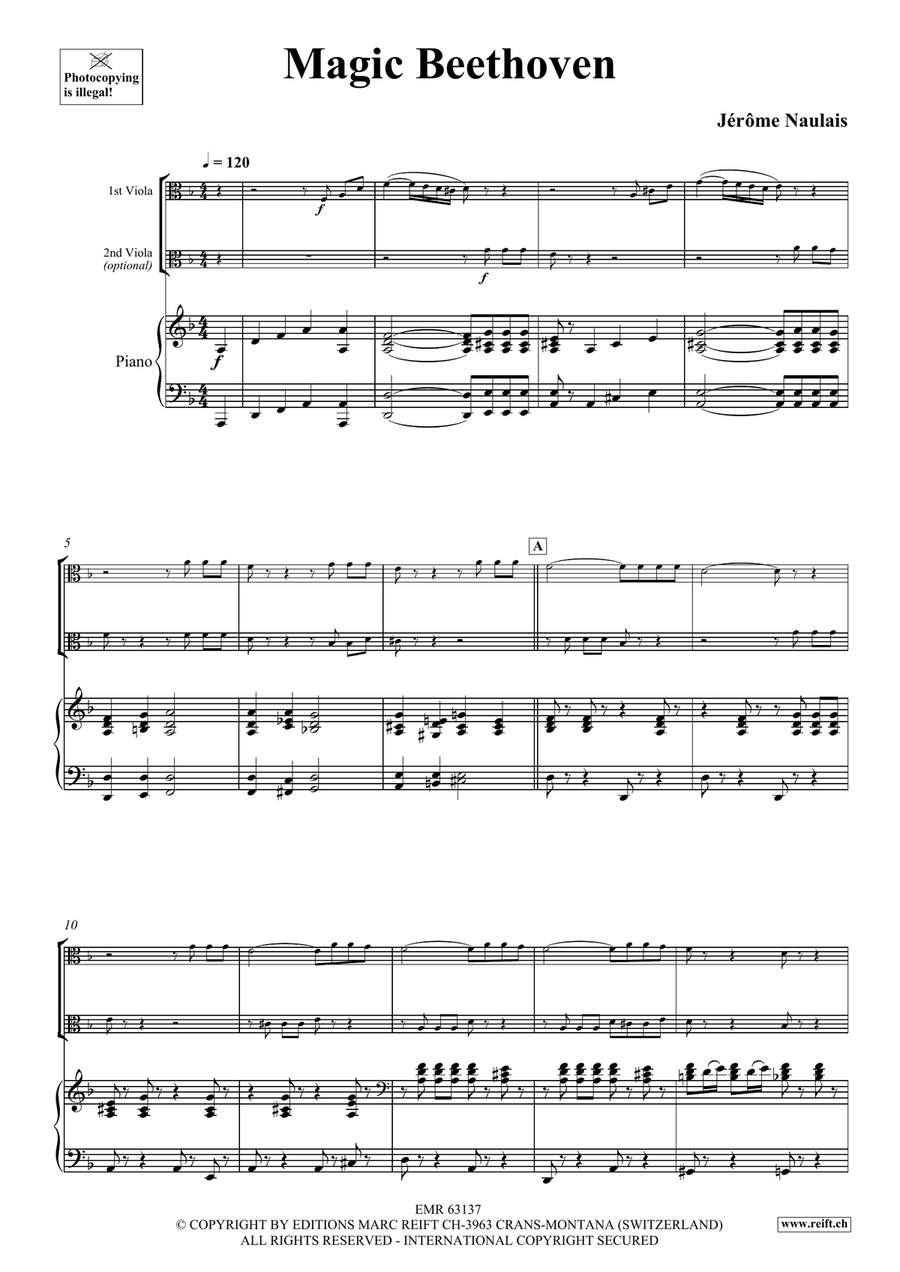 Magic Beethoven Magic Beethoven Viola scores gallery preview page 4
