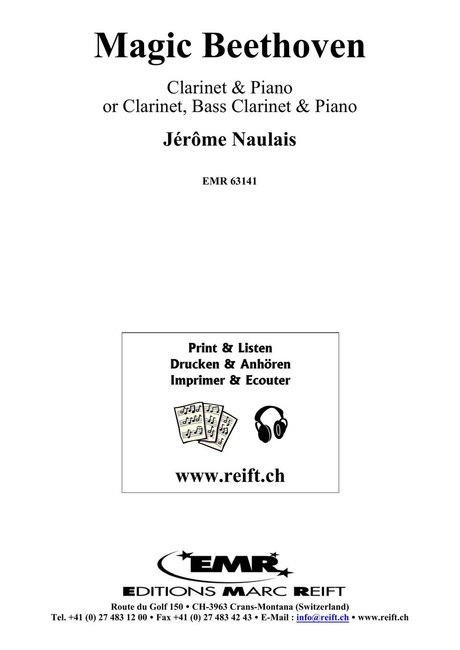 Magic Beethoven Magic Beethoven Bass Clarinet scores gallery preview page 2