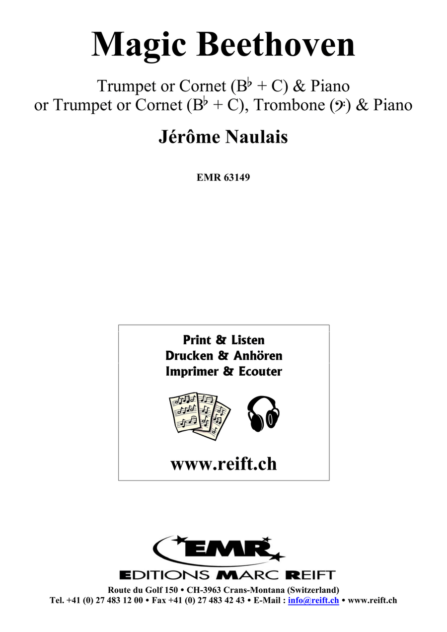 Magic Beethoven Magic Beethoven Cornet scores gallery preview page 2