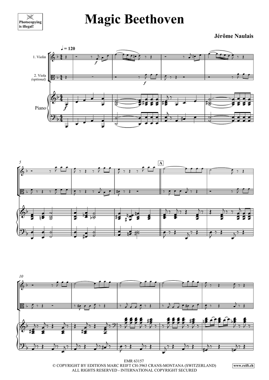 Magic Beethoven Magic Beethoven Viola scores gallery preview page 4