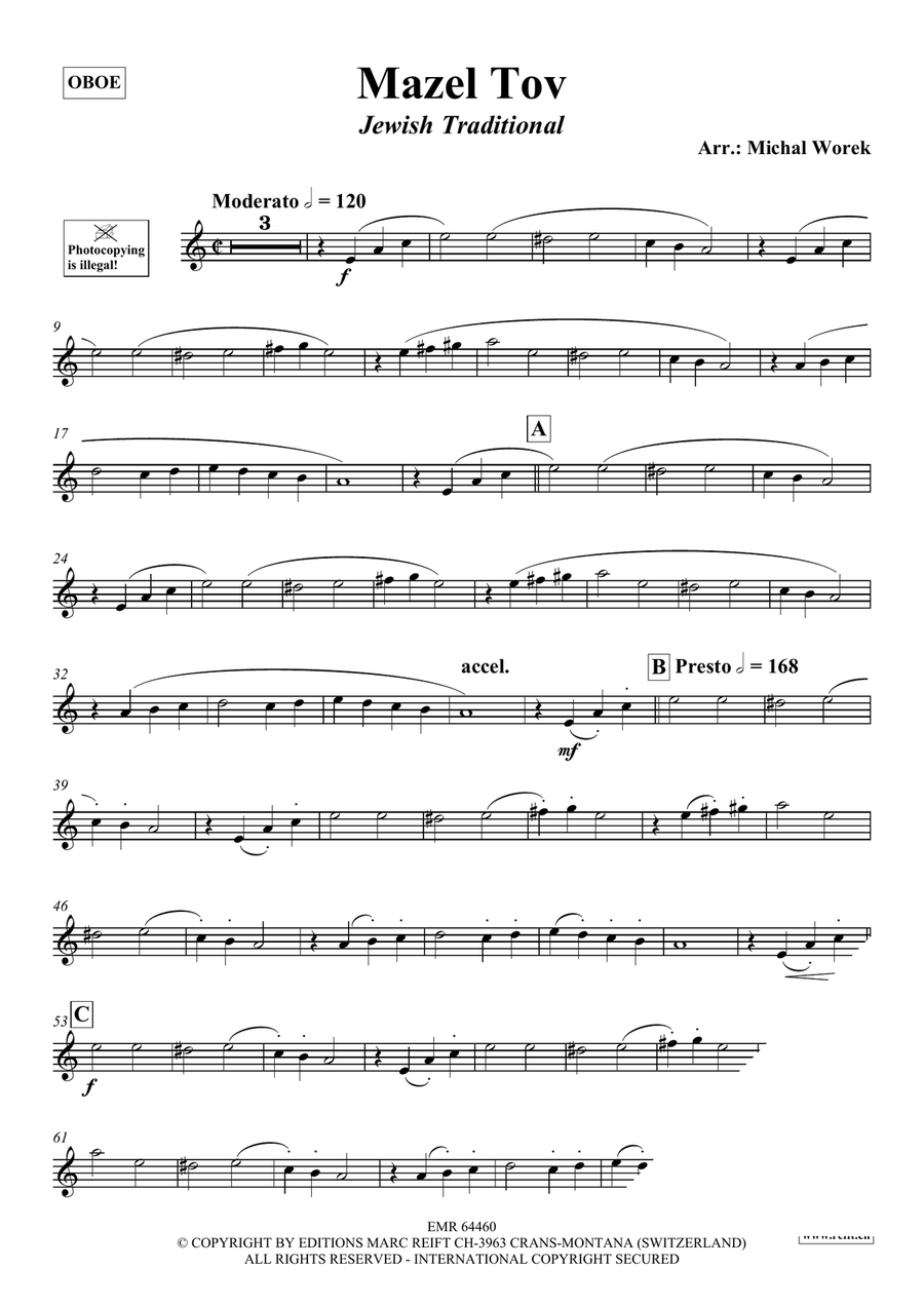 Mazel Tov Mazel Tov Piano Accompaniment scores gallery preview page 3