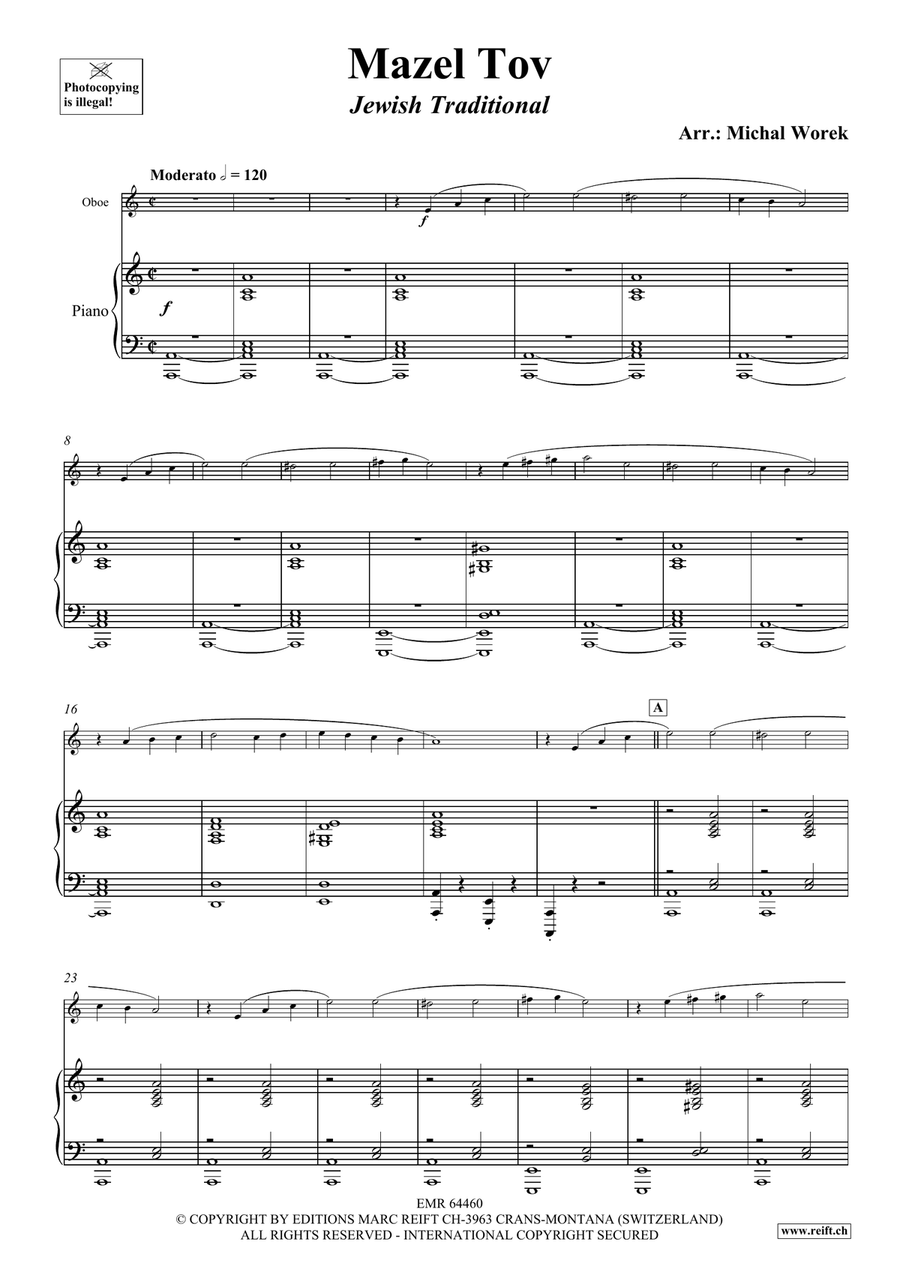 Mazel Tov Mazel Tov Piano Accompaniment scores gallery preview page 4