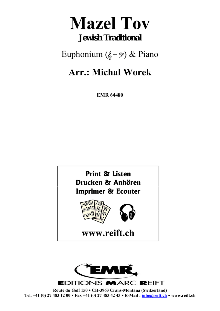 Mazel Tov Mazel Tov Euphonium scores gallery preview page 2
