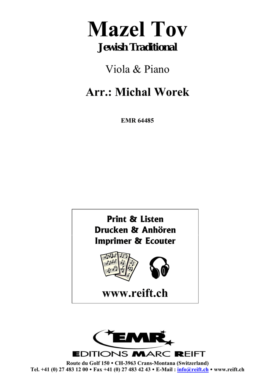 Mazel Tov Mazel Tov Piano Accompaniment scores gallery preview page 2