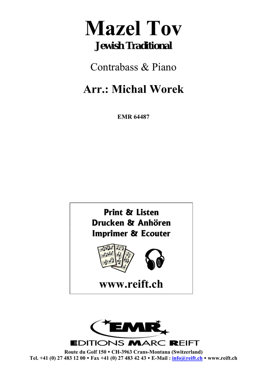 Mazel Tov Mazel Tov Double Bass scores gallery preview page 2