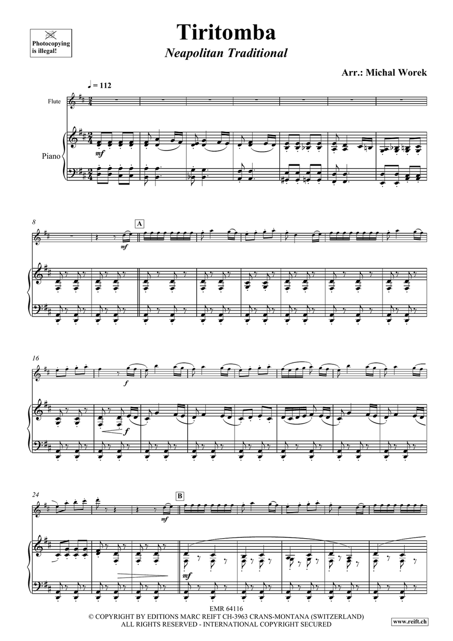 Tiritomba Tiritomba Flute Solo scores gallery preview page 4