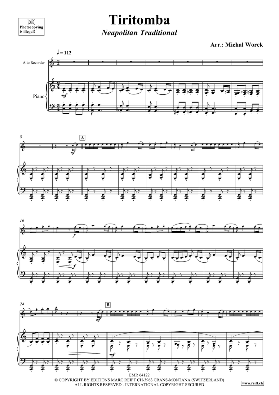 Tiritomba Tiritomba Alto Recorder scores gallery preview page 4