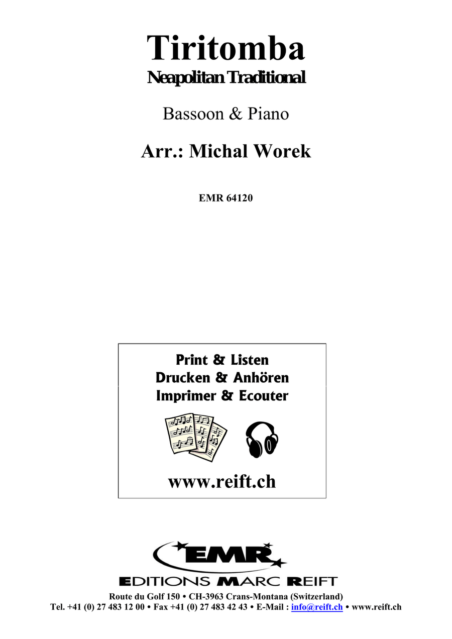 Tiritomba Tiritomba Bassoon Solo scores gallery preview page 2